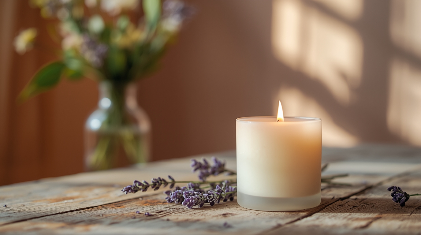 Throxyz Lavender Scented Candle